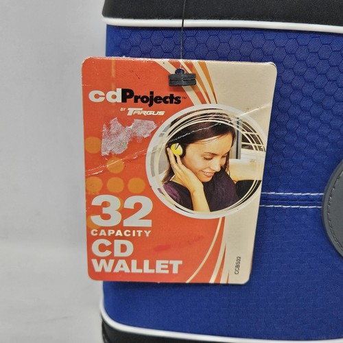 CD Projects Targus CD Hülle 32 Disc Kapazität blau schwarz neu Sport NEU - Bild 2 von 6