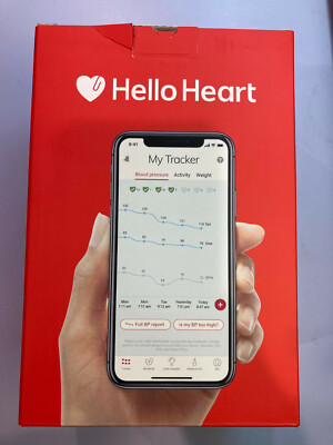 'Hello Heart' bllod pressure monitor with a smart phone connection | eBay