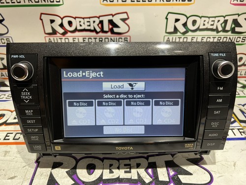 Remanufactured TOYOTA 2010 -2013 Sequoia Tundra Navigation Radio 4 Disc CD OEM - Picture 4 of 11