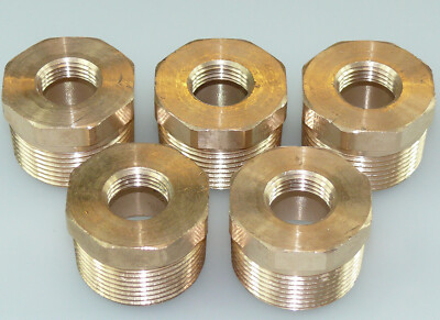 5x VIEGA ROTGUSS REDUZIERSTÜCK 1 1/4'' x 1/2'' REDUZIERUNG GEWINDEFITTINGS 267582