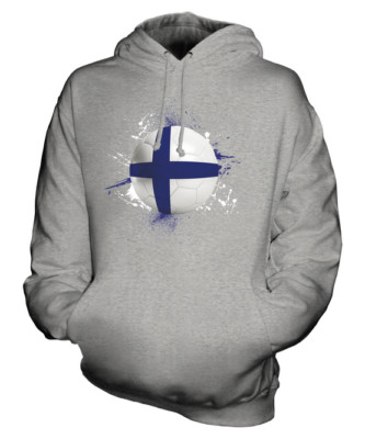 FINLAND FOOTBALL UNISEX HOODIE TOP GIFT WORLD CUP SPORT
