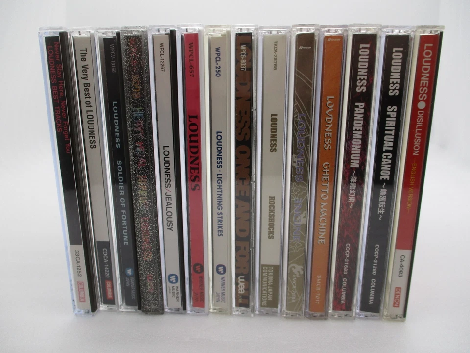 LOUDNESS CD ROCKSHOCKS, PANDEMONIUM, SPIRITUAL CANOE, ENGINE, JEALOUSY ... 14CDs Foto 2 de 4