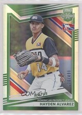 2022 Panini Elite Extra Edition Status Green 270/499 Hayden Alvarez #171 sc8