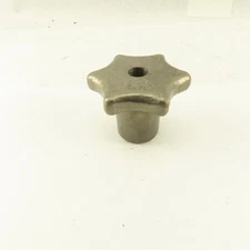 Palm Grip Hand Knob Cast Iron 2-1/2" Across 1/2" Drilled Hole