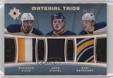 2015-16 Ultimate Collection Spectrum Silver 8/10 Evander Kane Jack Eichel 1fl4