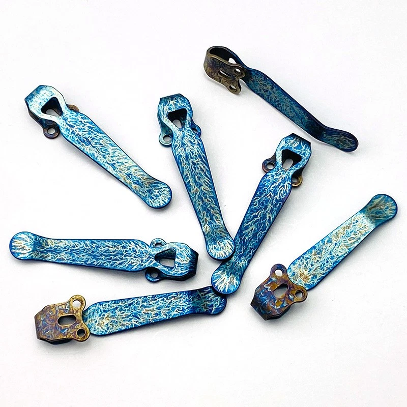 Титановый карманный складной нож с зажимом сзади для Benchmade/Emerson с глубоким зажимом для переноски - Изображение 2 из 4