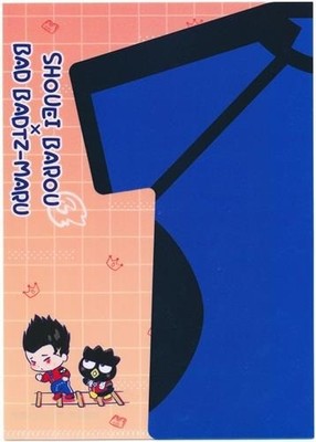 Blue Lock x Sanrio Characters A5 Clear File Uniform Style Baro and Badtz