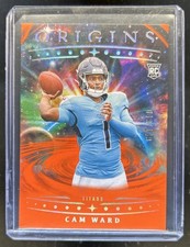 2025 Panini Origins Cam Ward RC Orange #/149 Titans Rookie