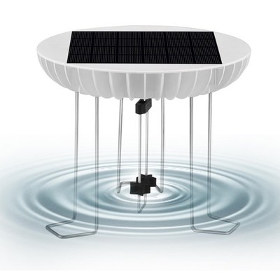 Solar Wiggler for Bird Bath Solar Powered Birdbath Water Agitator for Garden ...