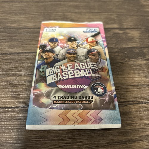2023 Topps Big League Baseball 4 Card Pack-Factory Sealed-****Ships Free**** - Picture 3 of 4