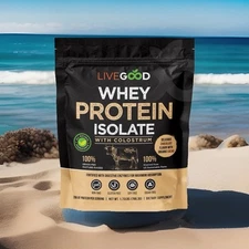 Whey Protein Isolate with Colostrum Grass Fed Chocolate 846 G
