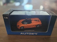 AUTOart Koenigsegg CCX 1/43 Scale Model Car Orange