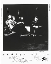 Indigo Girls REAL hand SIGNED Promo Photo COA Autographed Amy Ray Emily Saliers
