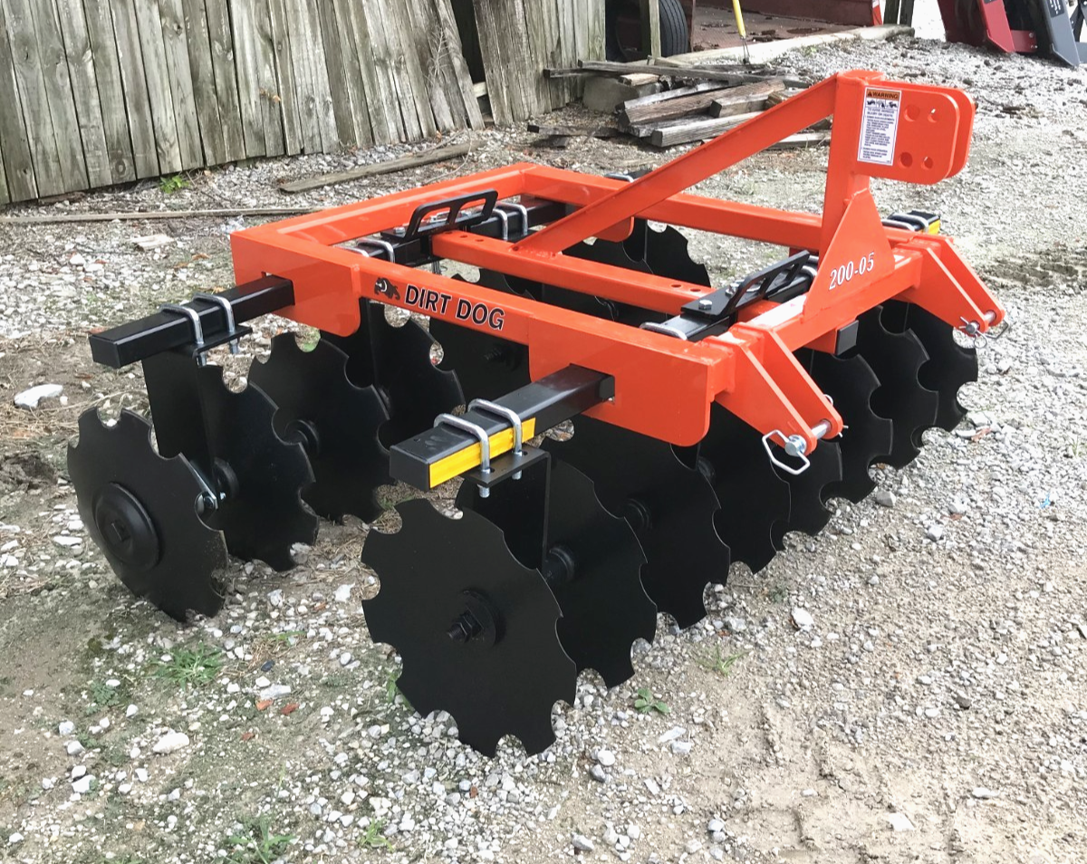 New Dirt Dog HD 6 ft Disc Harrow model 200-5 (FREE 1000 MILE DELIVERY ...