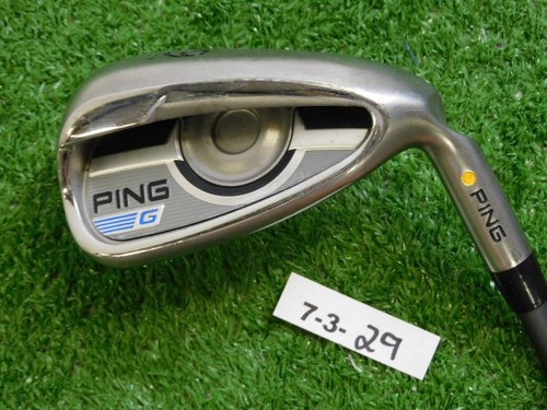 PING 2016 G 9 Iron CFS 70 Regular Graphite Yellow Dot 1.5* Upright Excellent