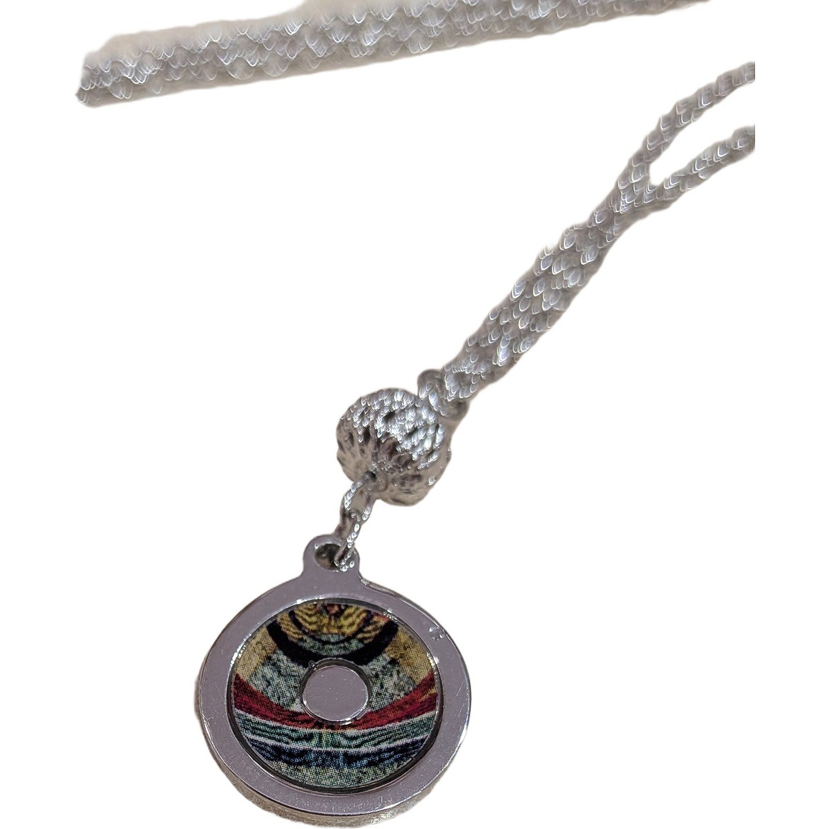 Collana donna Gattinoni argentata con pendente tondo Planetarium — foto 2