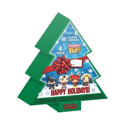 Merchandising Dc Comics: Funko Pop! Pocket Pop! - Holiday-Tree Holiday Box 4 Stück