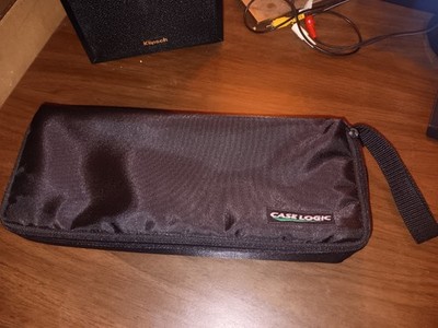 Case Logic 15 Cassette Case Strap Bag Carrying Travel Audio Tape