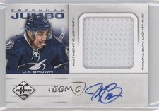 2012 Panini Limited Freshman Jumbo Materials Signatures 41/99 JT Brown Auto 0c3