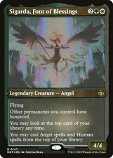 Sigarda, Font of Blessings Etched Foil R Foil #147 | The Aftermath MAT | MTG