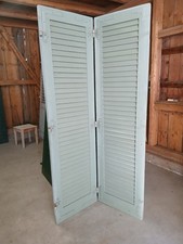 Doppelter Fensterladen - Holz - gebraucht - Höhe 200 cm - Breite 55 cm