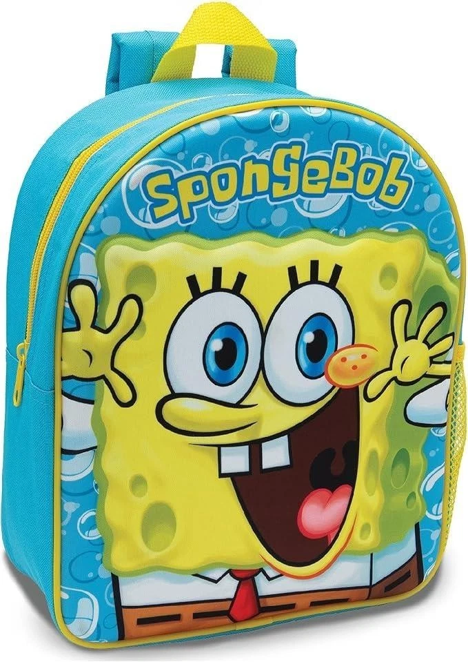 Sac À Dos SpongeBob SquarePants Officiellement Licencié Sac D'École 3D EVA - Photo 1/1