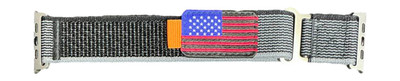 Apple Watch USA Flag Rugged Trail Loop Band 44 45 49mm