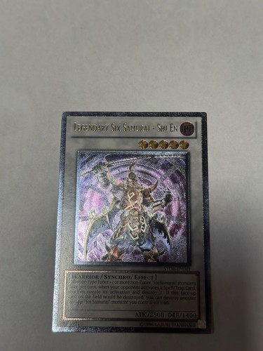 Yugioh Legendary Six Samurai - Shi En STOR-EN041 - Ultimate Rare Plus Super Rare - Picture 3 of 7