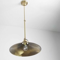 Deckenleuchte Messing Lampe Bronziert Handarbeit Verstellbar Vintage Wohnzimmer
