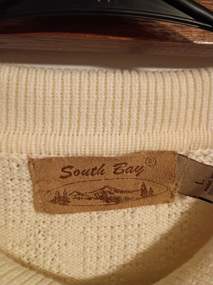 Suéter Vintage South Bay Mujer L Muñeco de Nieve Navidad Pullover Años 90 Foto 2 de 4