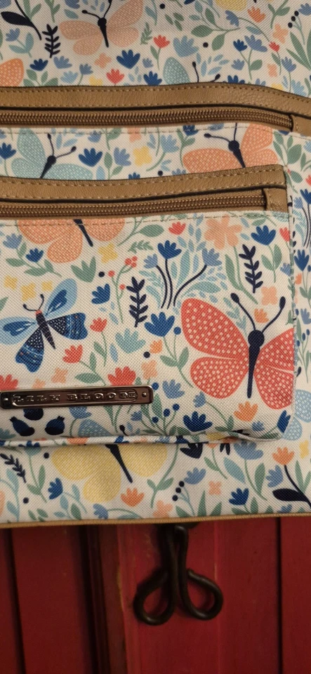 Nuevo sin etiquetas Lily Bloom Isla Bolso de Mano Plegable Bolso de Hombro Mariposa Doble Correa Nuevo Foto 2 de 4