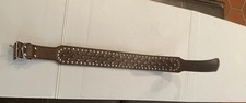 Heavy Duty Spiked Studded Dog Collar 2 Wide Thich Leather - 26 Long