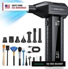Rechargeable Compressed Air Duster, 110000RPM Electric Air Duster