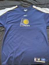 Indiana Pacers Reebok Pregame Warmup Stitched Logo Top (Men’s M)