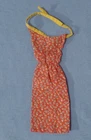 Vintage Barbie Clothes -Superstar Era Barbie 2767 Red Print Halter Sundress