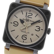 Bell Ross Dessert type BR03-92-CBL Date beige Dial Automatic Men's Watch 9...