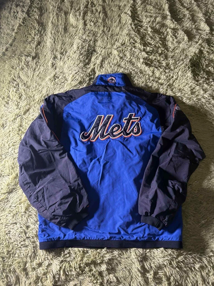 Majestic MLB Authentic Therma Base New York Mets Full Zip Jacket Size Large!!!! - Image 2 of 4