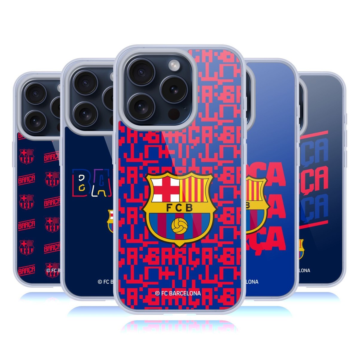 OFFICIAL FC BARCELONA GRAPHICS SOFT GEL CASE FOR APPLE iPHONE