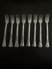 Towle Beaded Classique Flatware Cocktail Seafood Forks Set Of 8 (FW12)