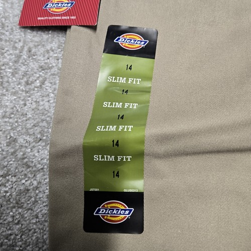 Dickies Shorts Girls 14 Beige Flex Slim Fit Flat Front Short Adjustable Waist - Picture 14 of 15