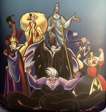 DISNEY VILLAINS LOUNGEFLY MINI BACKPACK NEW Ursula Maleficent Hades Cruella