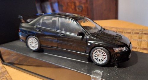 AUTOart 1:18 Mitsubishi Lancer Evolution VII Black - NEW - Zdjęcie 2 z 8