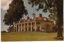 Postcard VA Mount Vernon Virginia River Front 1954