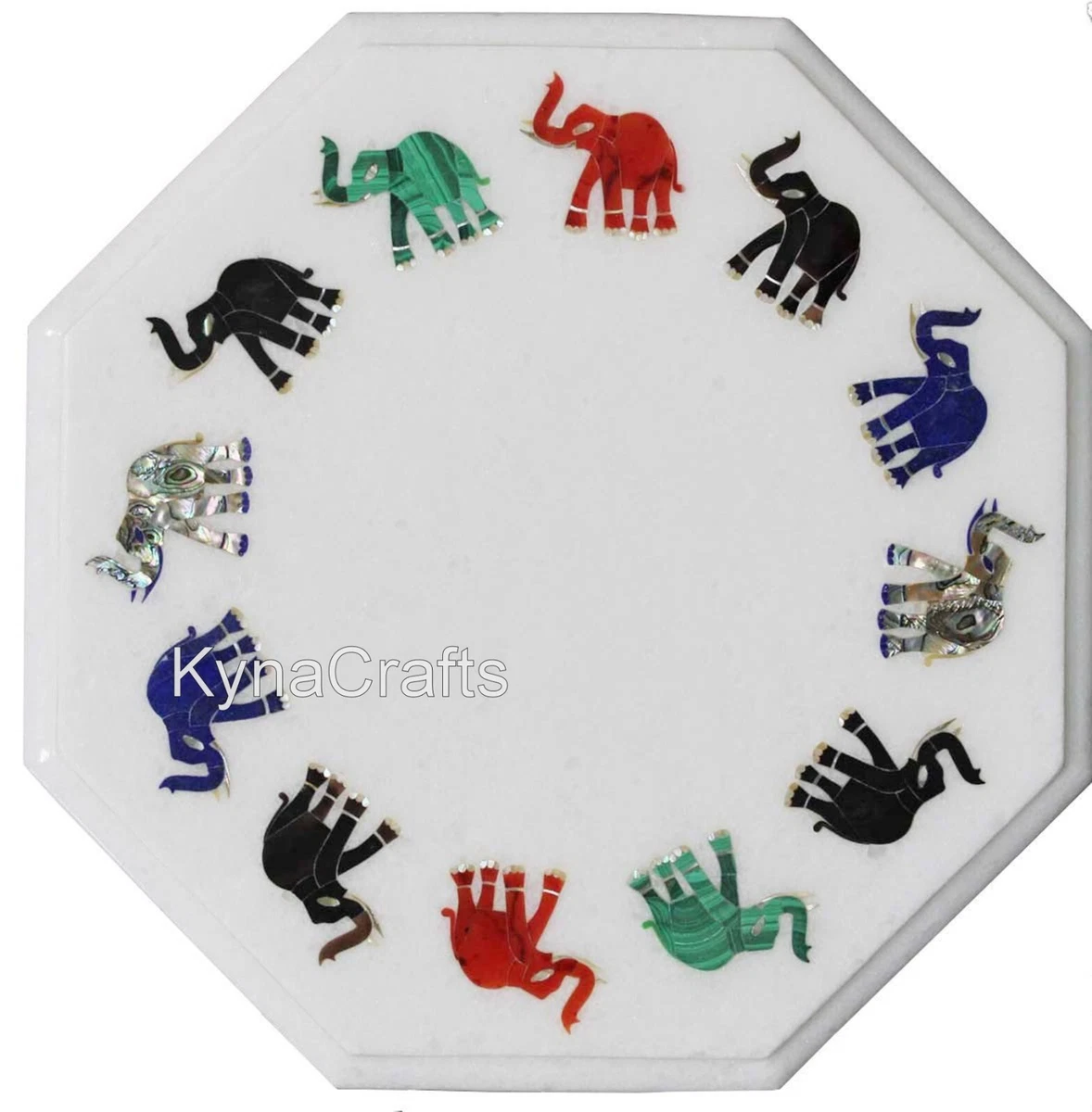 Marble top elephant table deals