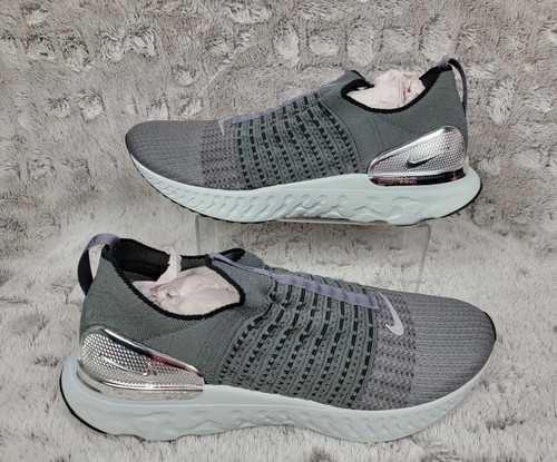 nike react phantom run flyknit 2 iron grey
