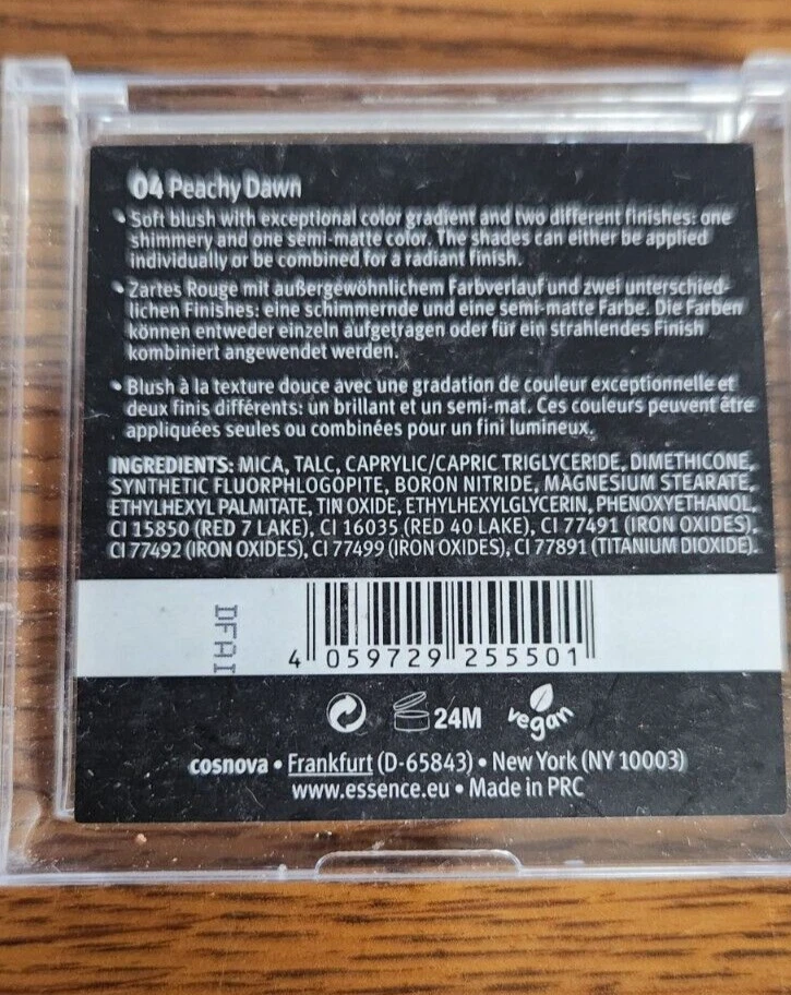 24 PIEZAS NUEVO RUBOR ESSENTIAL LIGHTER RUBOR #04 MELOCOTÓN AMANECER.28 oz (TTL6,72 oz) degradado PWDR Foto 4 de 4