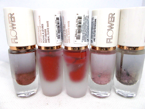Flower by draw 2 lip color icon tinta liquida occhi lotto 3 oggetti sigillati 5 articoli nuovi