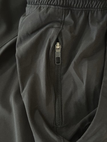 Lululemon Shorts Men's Sz M Pace Breaker Linerless 7" Black Stretch Swift Ultra - Picture 14 of 15