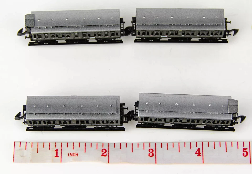 Rare Vintage Marklin Mini-Club 87055 German Z Scale Berlin Commuter 4 Car Set - Image 3 of 4