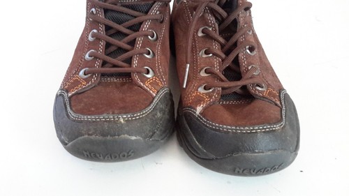Nevados Men’s US 7.5 Brown Leather Hiking Shoes Lace Up Pre-owned - Picture 3 of 11